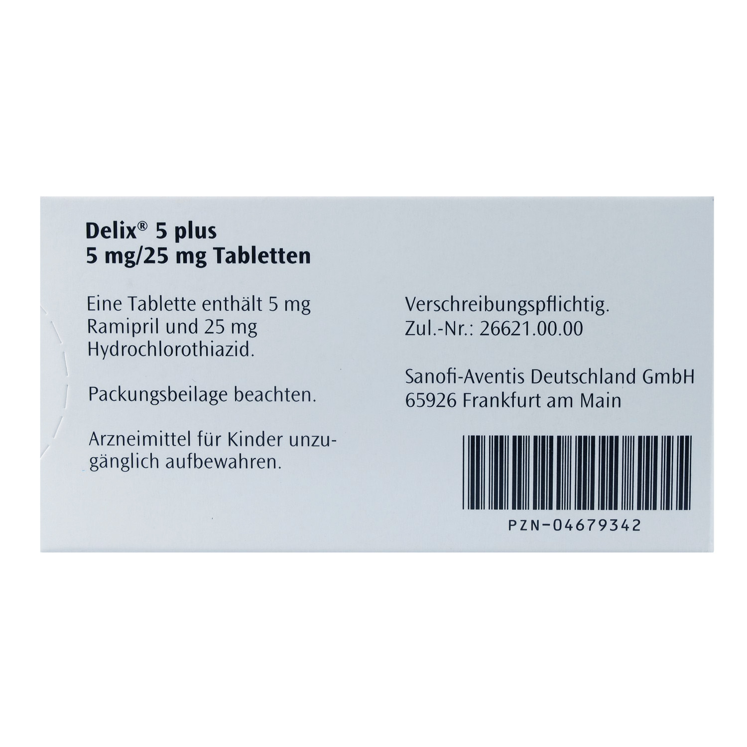 DELIX 5 mg plus Tabletten