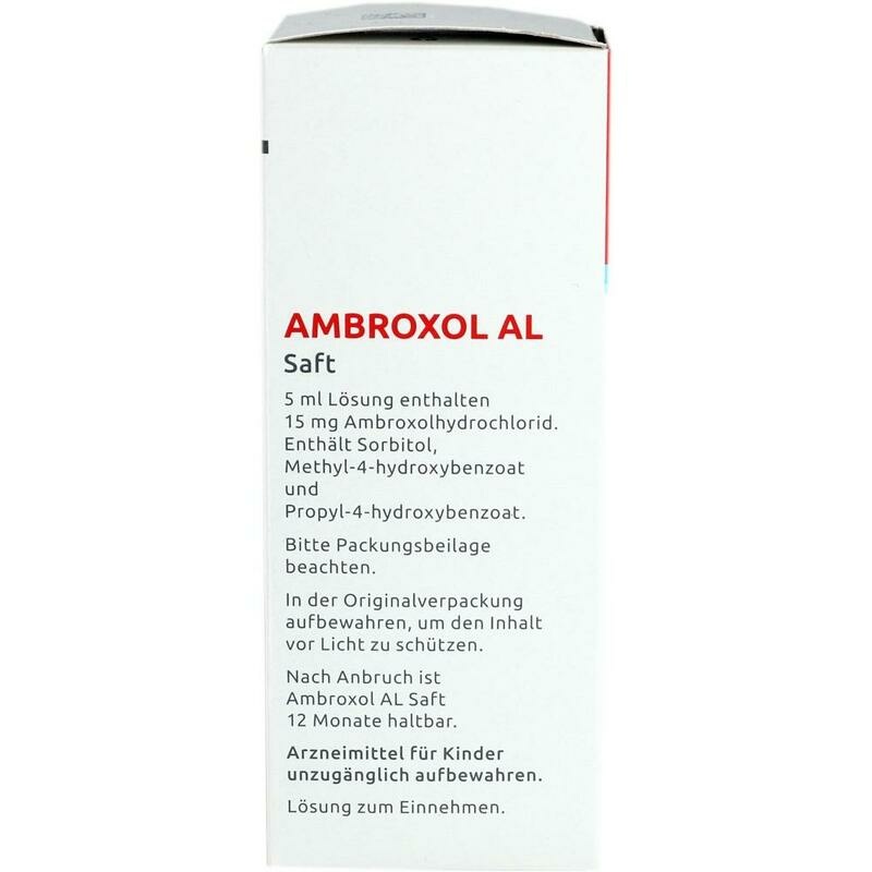 AMBROXOL AL 15 mg/5 ml Saft