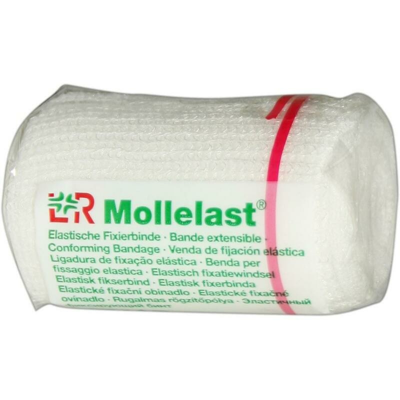 MOLLELAST Binden 6 cmx4 m weiß