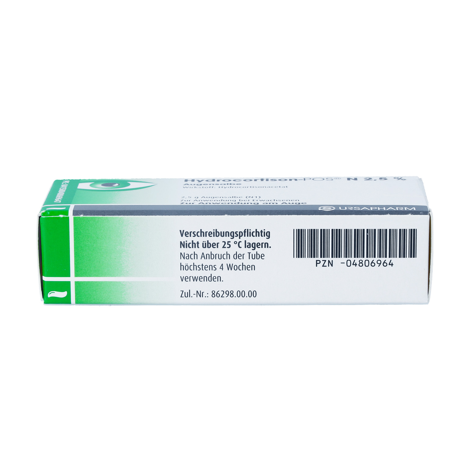 HYDROCORTISON POS N 2,5% Augensalbe