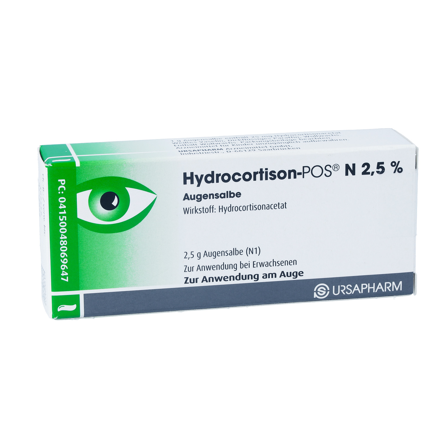 HYDROCORTISON POS N 2,5% Augensalbe
