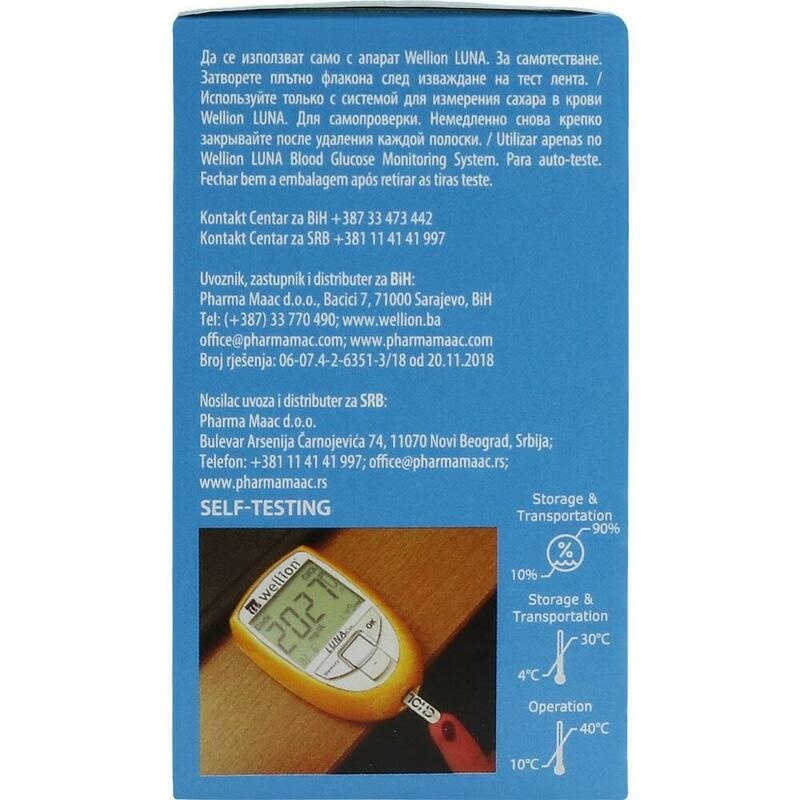 WELLION LUNA Cholesterinteststreifen