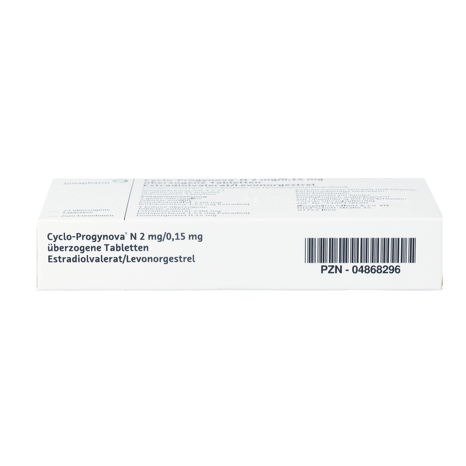 CYCLO PROGYNOVA N 2 mg/0,15 mg überzogene Tab.