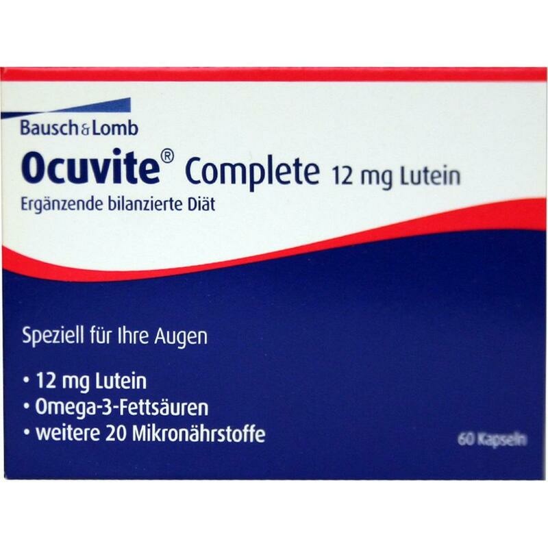 OCUVITE Complete 12 mg Lutein Kapseln