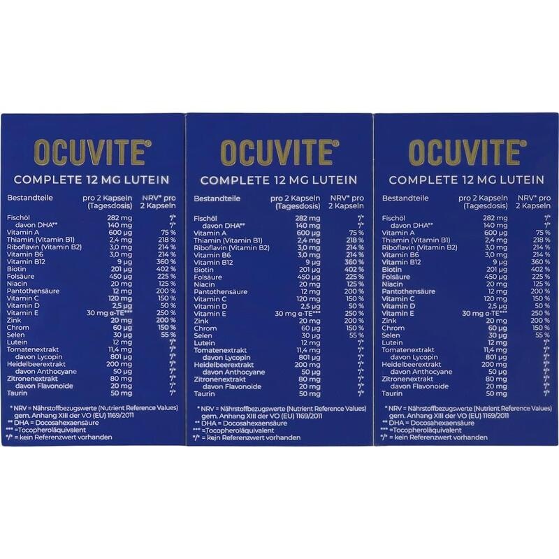OCUVITE Complete 12 mg Lutein Kapseln