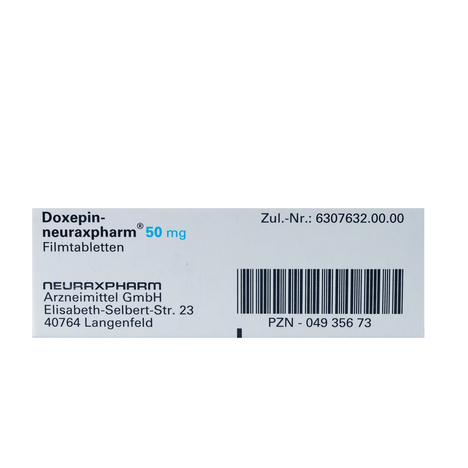 DOXEPIN-neuraxpharm 50 mg Filmtabletten