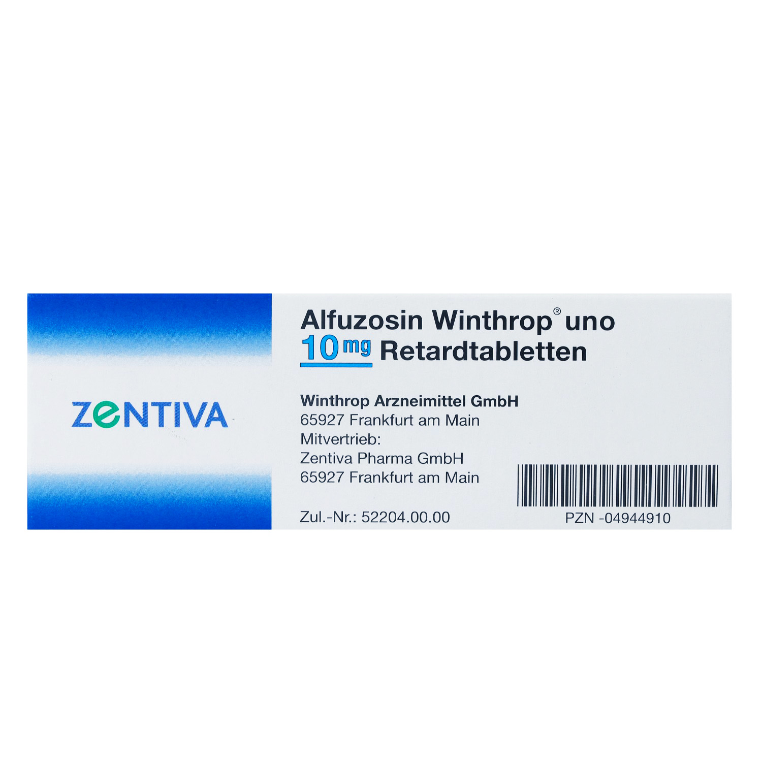ALFUZOSIN Winthrop Uno 10 mg Retardtabletten