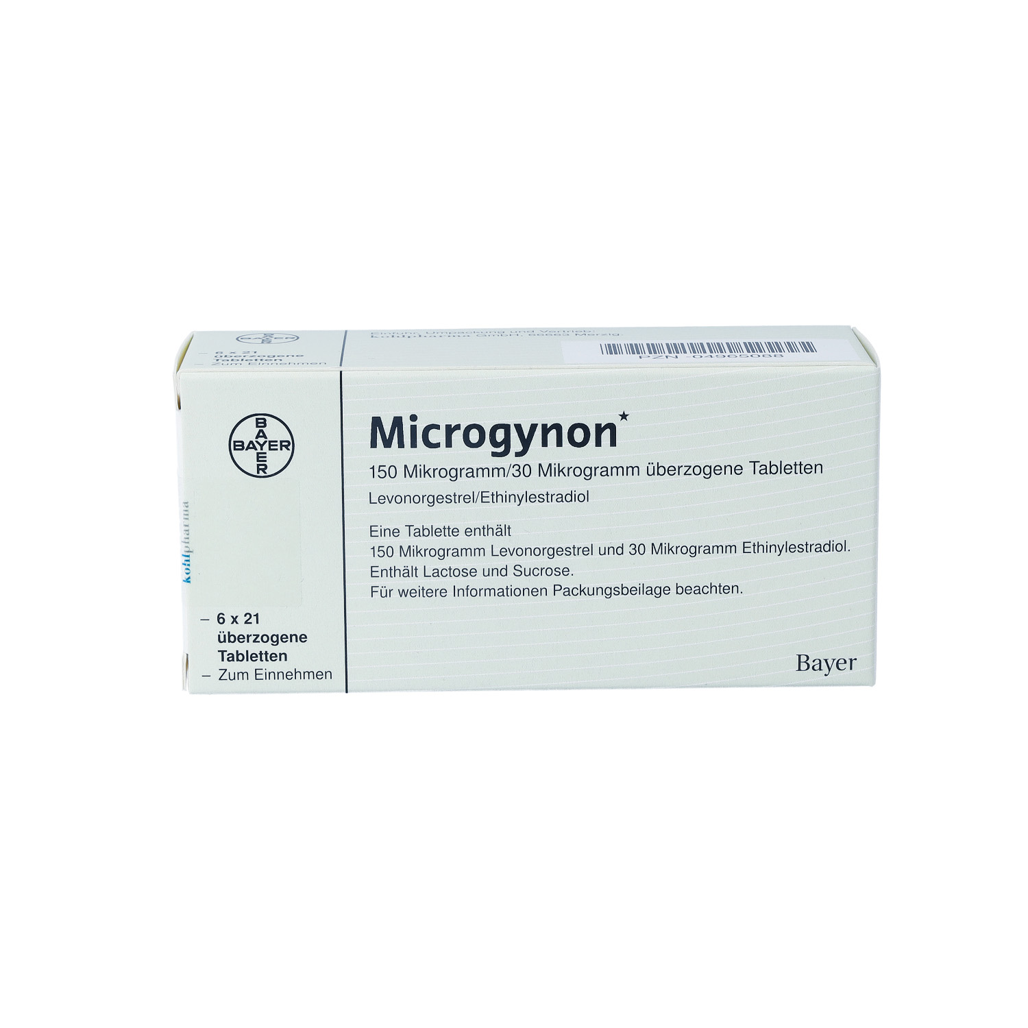 MICROGYNON 21 überzogene Tabletten