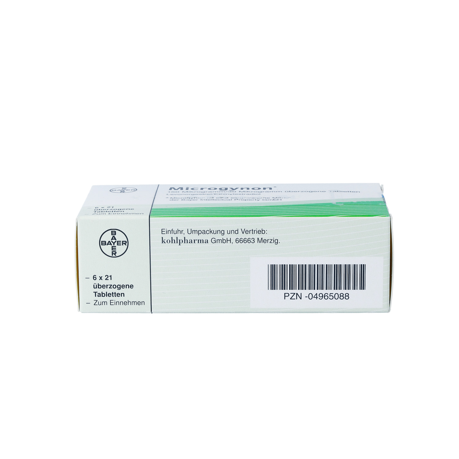 MICROGYNON 21 überzogene Tabletten