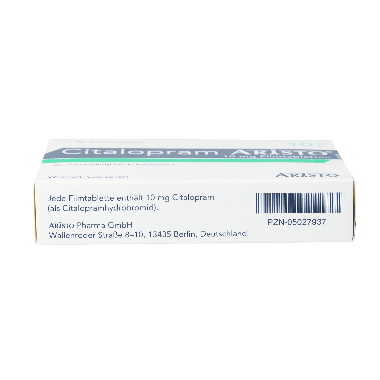 CITALOPRAM Aristo 10 mg Filmtabletten