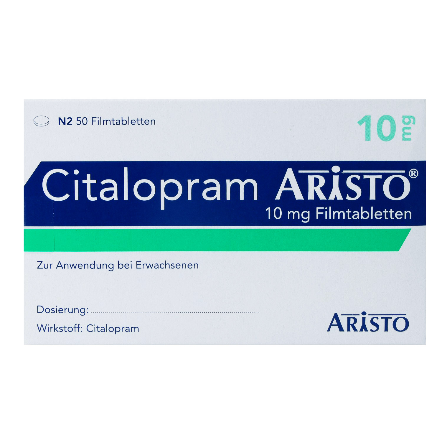 CITALOPRAM Aristo 10 mg Filmtabletten