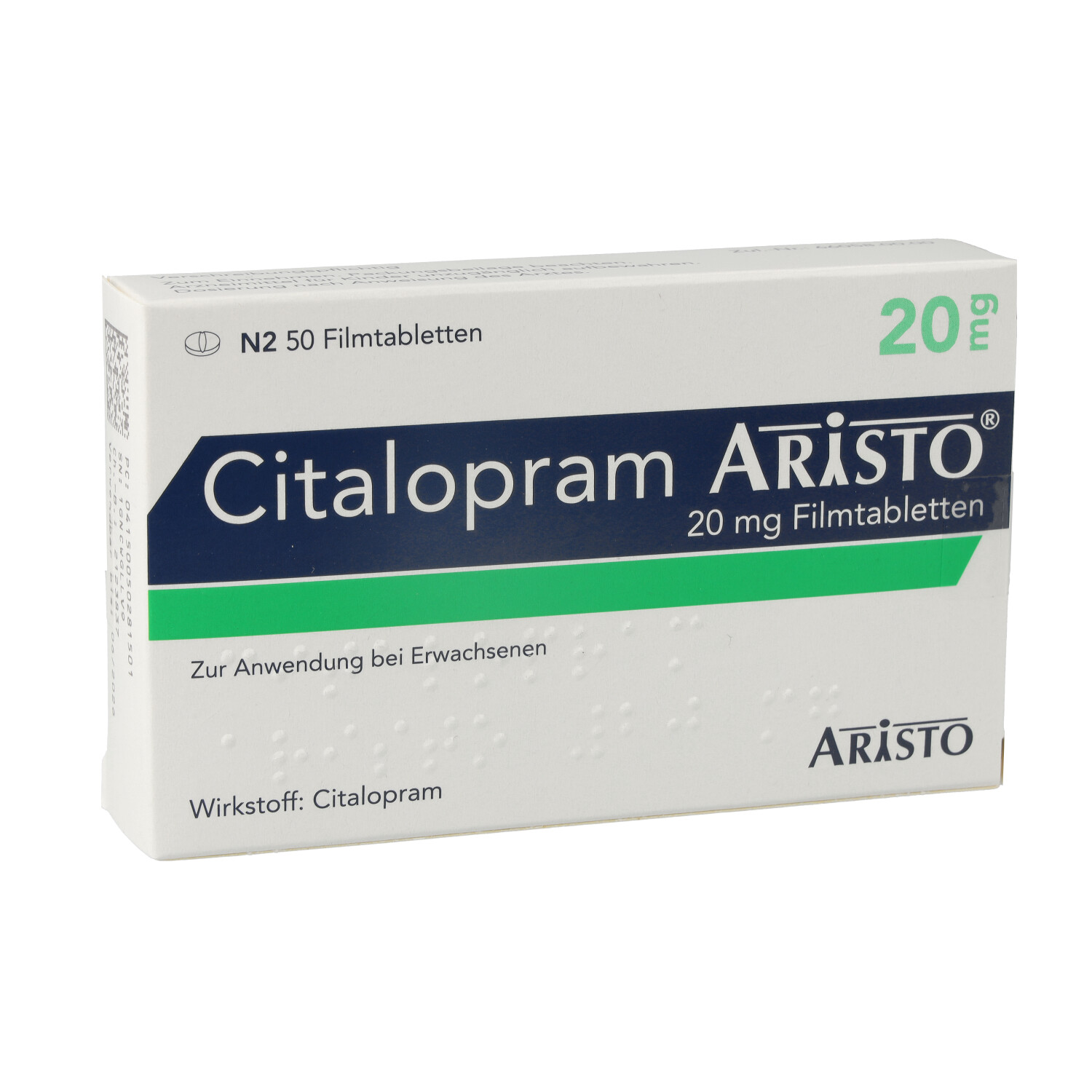 CITALOPRAM Aristo 20 mg Filmtabletten