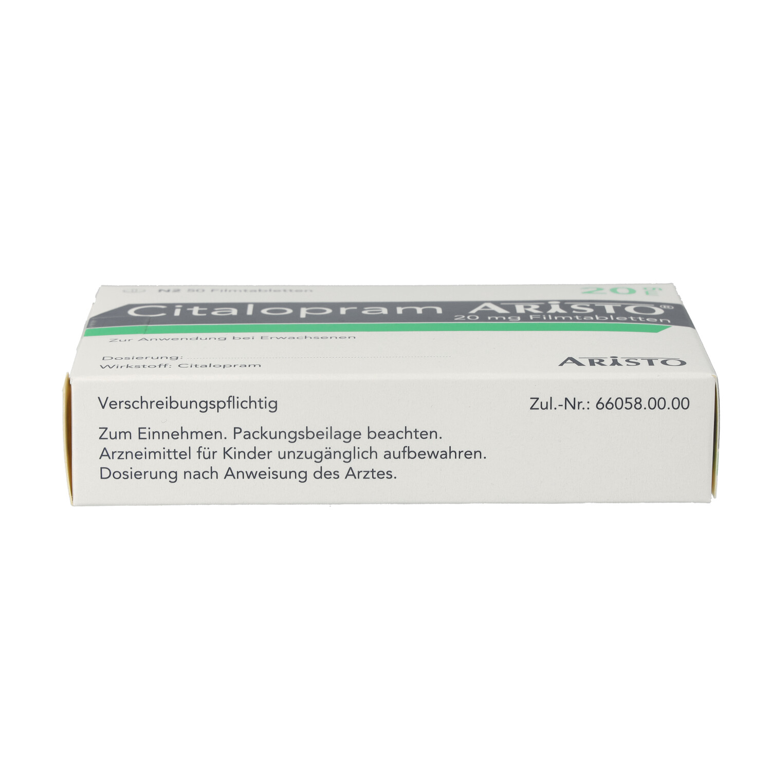 CITALOPRAM Aristo 20 mg Filmtabletten