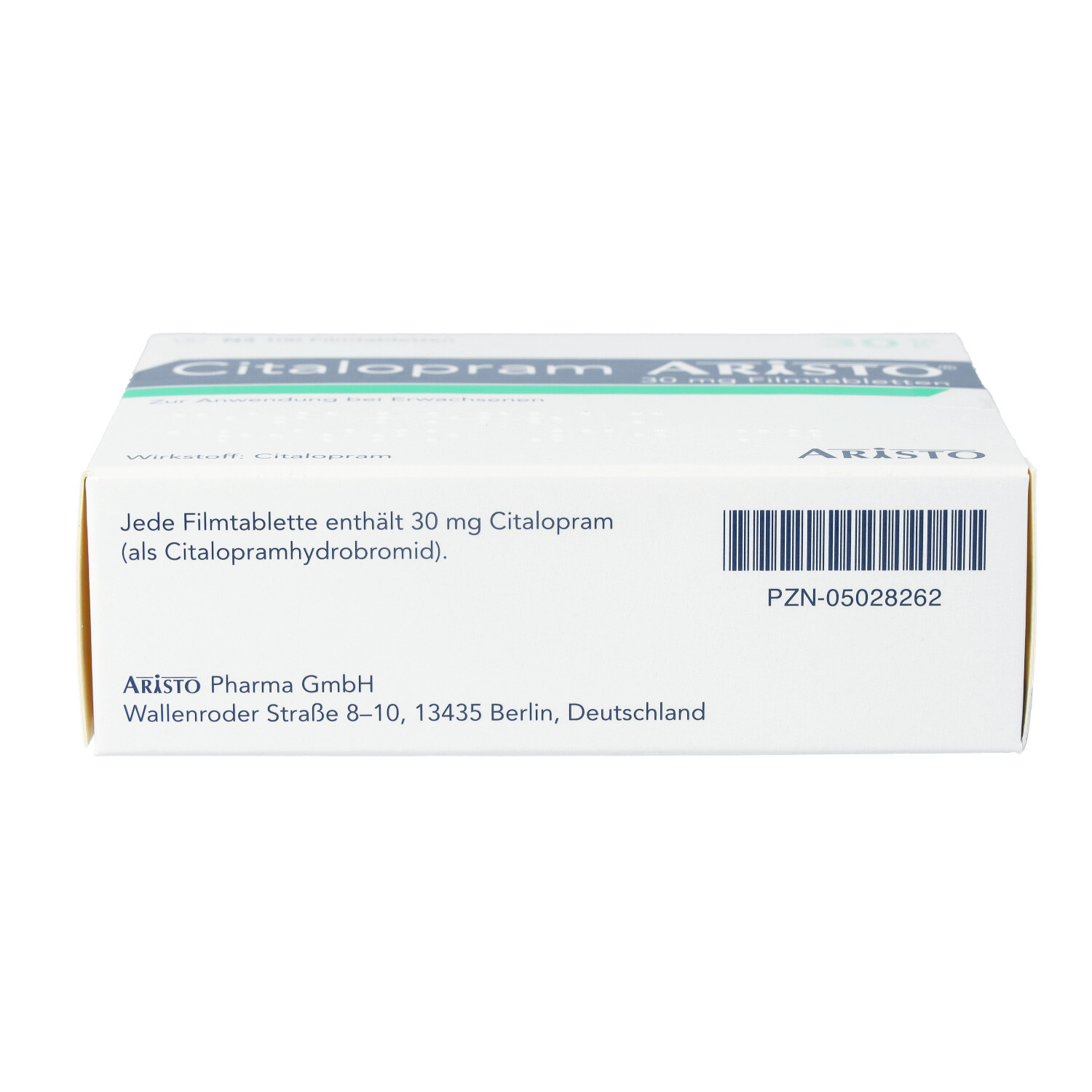 CITALOPRAM Aristo 30 mg Filmtabletten