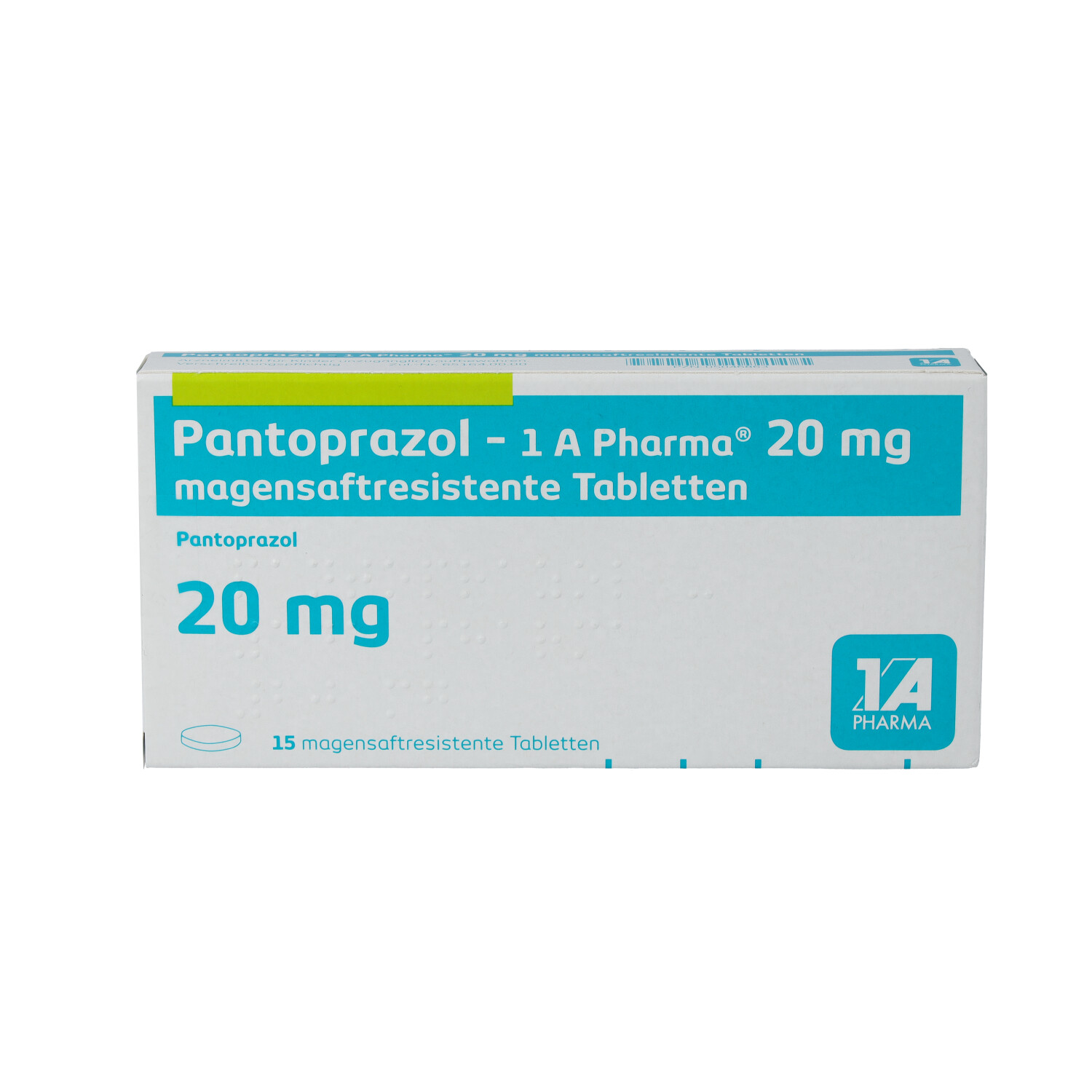 PANTOPRAZOL-1A Pharma 20 mg magensaftres.Tabletten