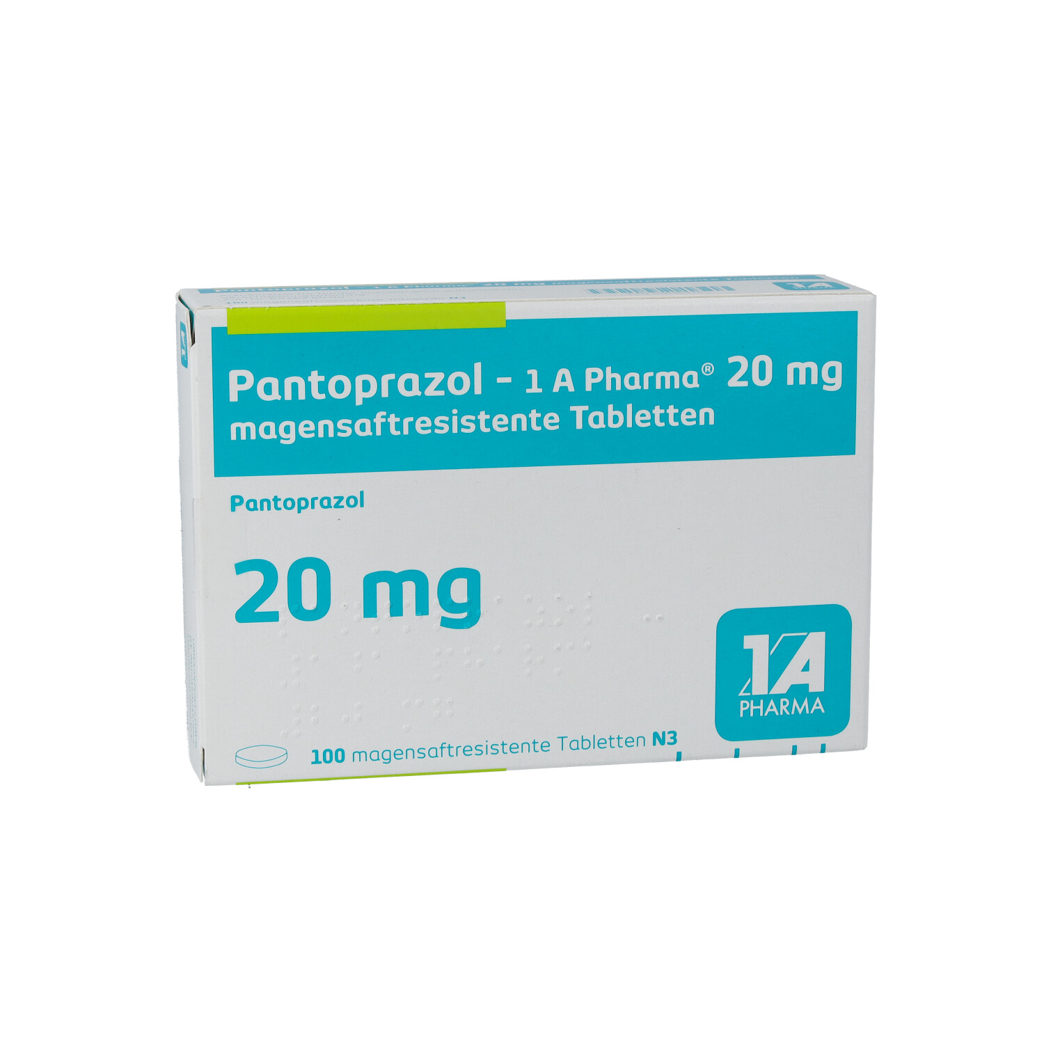 PANTOPRAZOL-1A Pharma 20 mg magensaftres.Tabletten