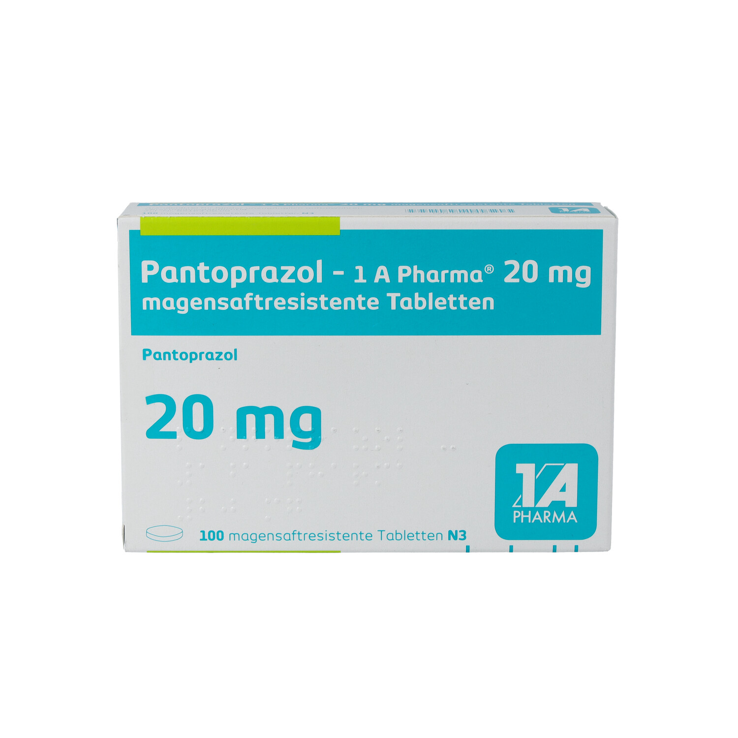 PANTOPRAZOL-1A Pharma 20 mg magensaftres.Tabletten