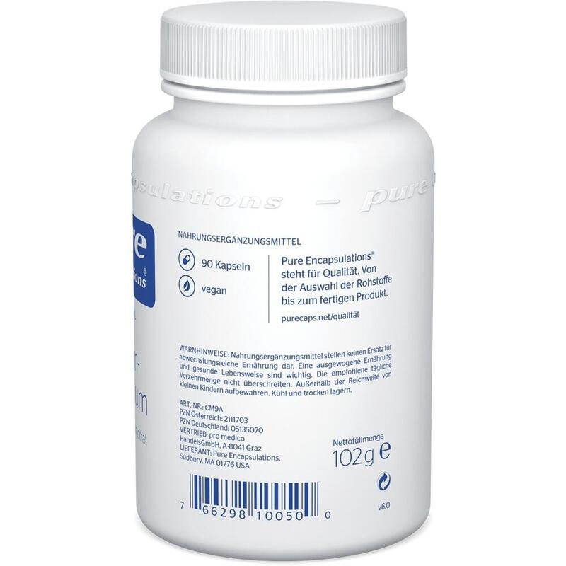PURE ENCAPSULATIONS Calcium Magnesium Citrat Kaps.