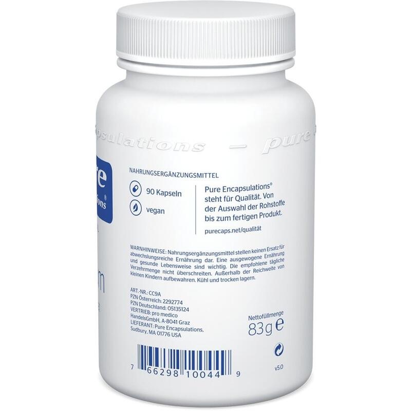 PURE ENCAPSULATIONS Calcium Calciumcitrat Kapseln