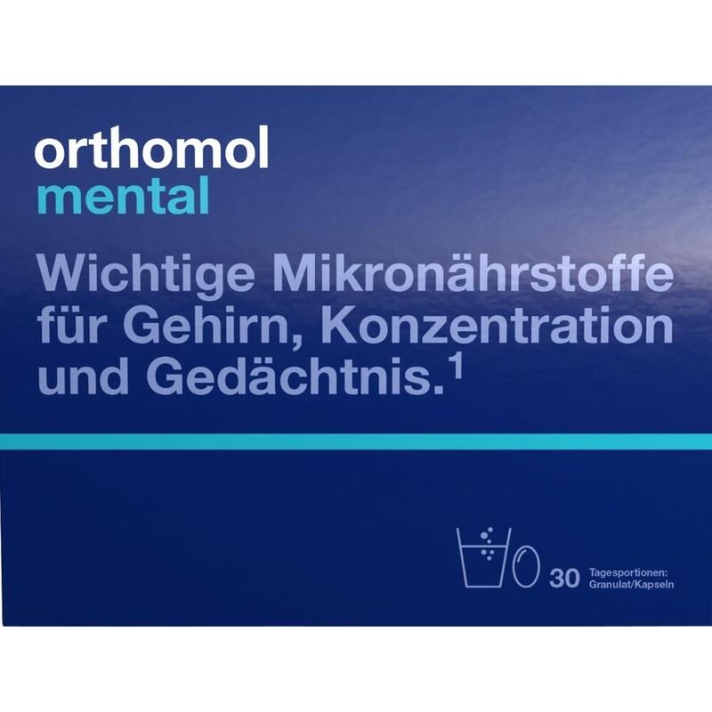 ORTHOMOL mental Granulat/Kapseln 30 Tage Kombip.