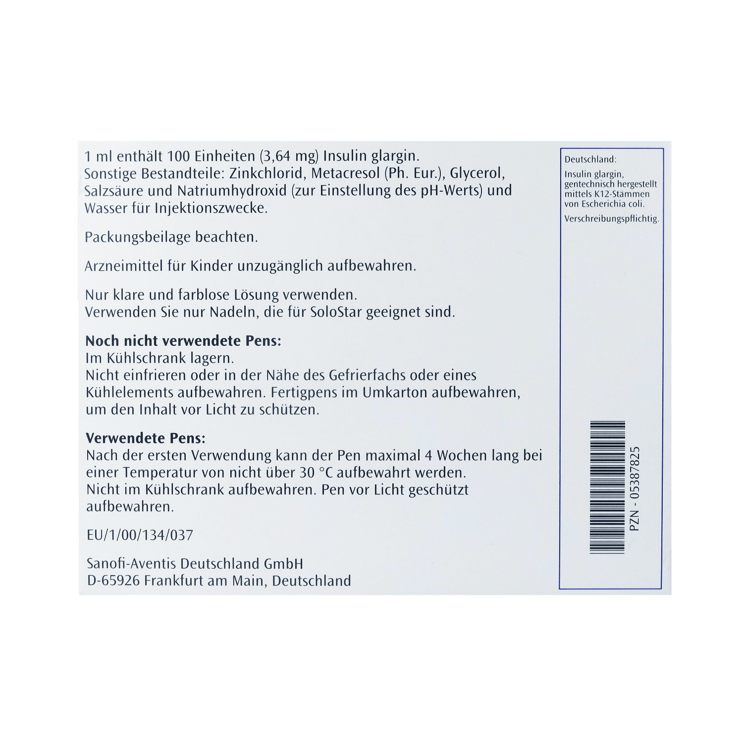 LANTUS 100 E/ml SoloStar Inj.-Lsg.i.e.Fertigpen