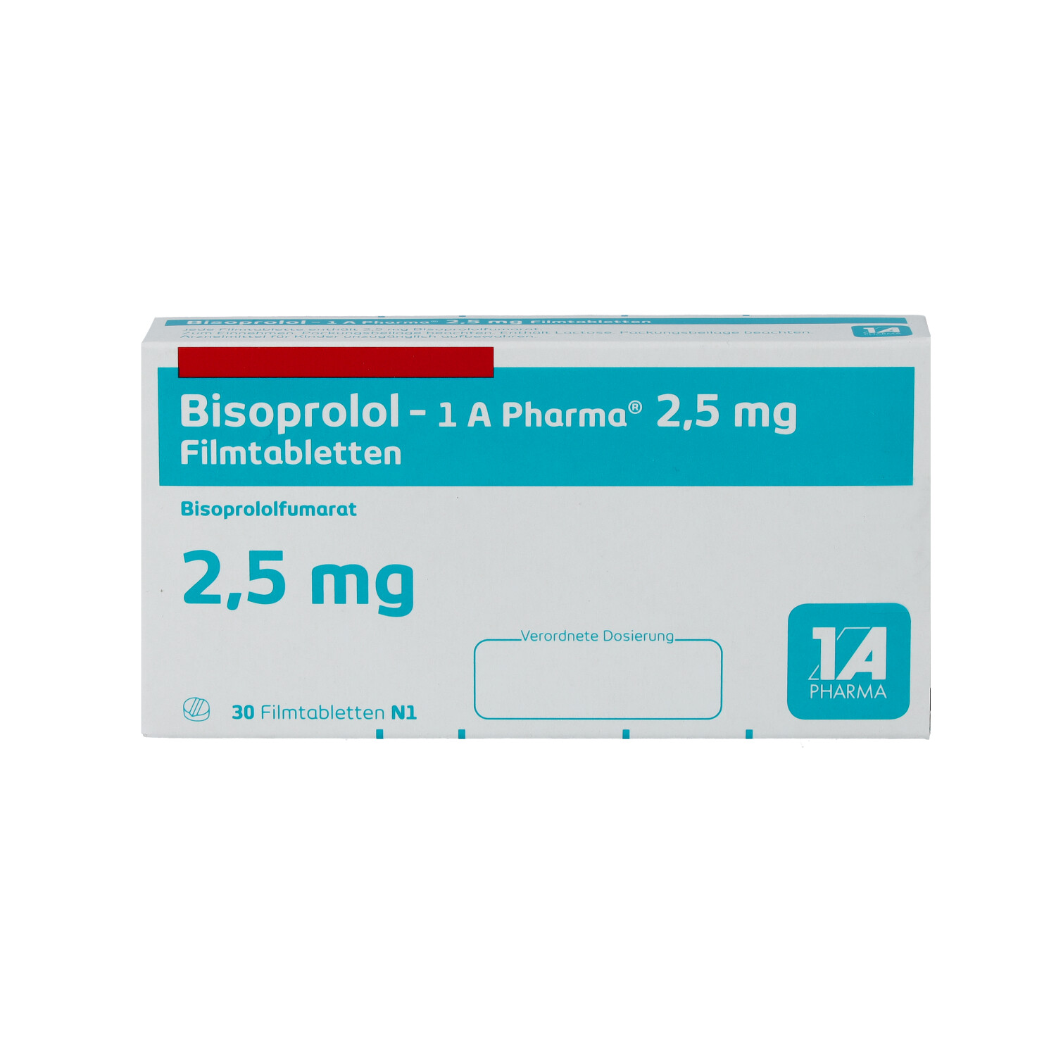 BISOPROLOL-1A Pharma 2,5 mg Filmtabletten