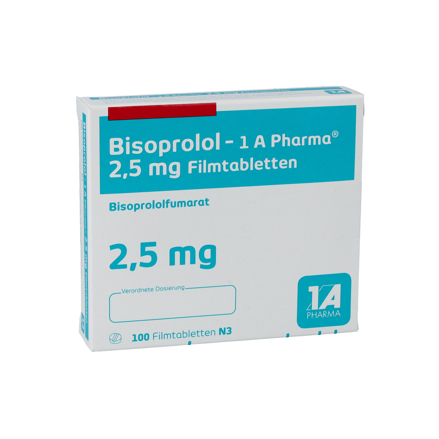 BISOPROLOL-1A Pharma 2,5 mg Filmtabletten