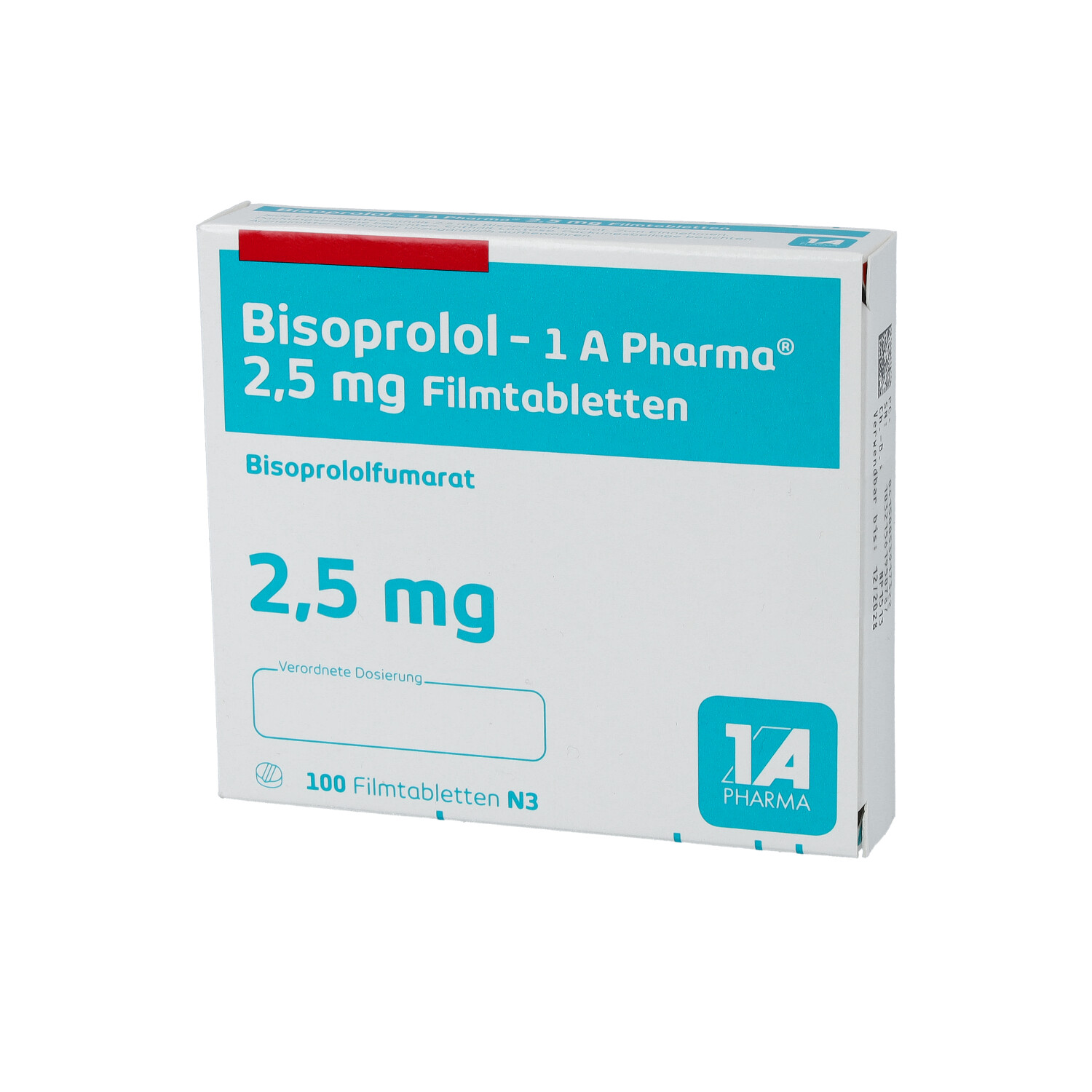 BISOPROLOL-1A Pharma 2,5 mg Filmtabletten