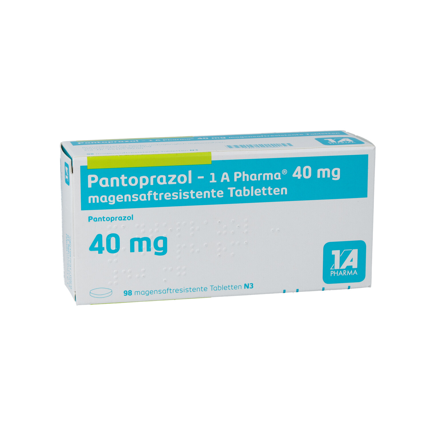 PANTOPRAZOL-1A Pharma 40 mg magensaftres.Tabletten