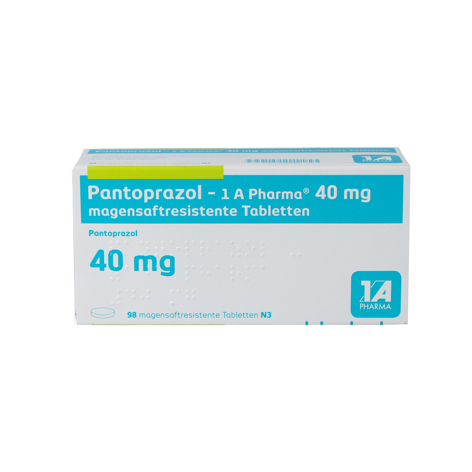 PANTOPRAZOL-1A Pharma 40 mg magensaftres.Tabletten