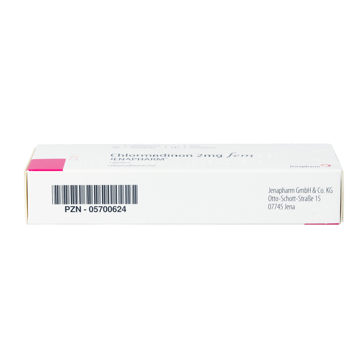 CHLORMADINON 2 mg fem Jenapharm Tabletten
