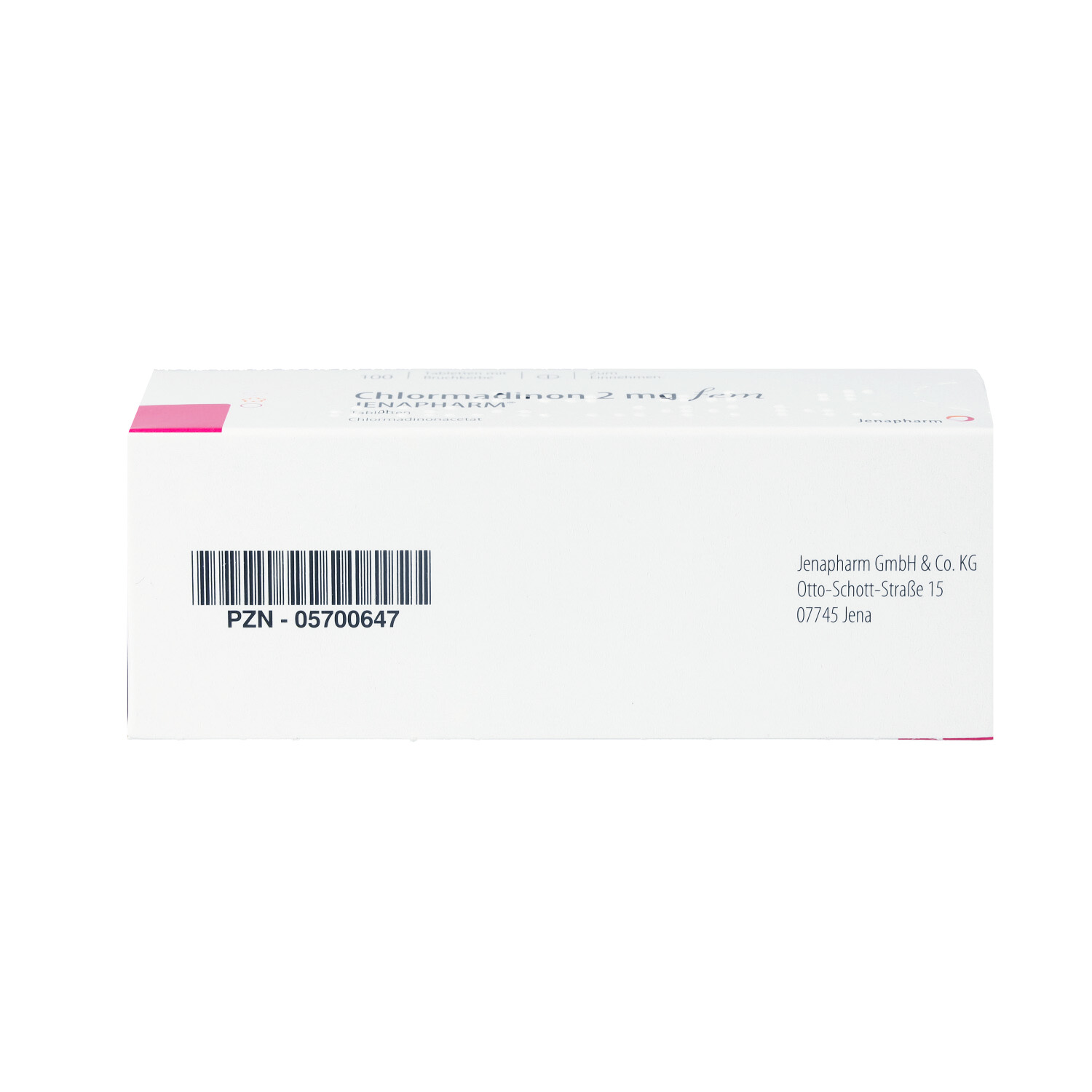 CHLORMADINON 2 mg fem Jenapharm Tabletten