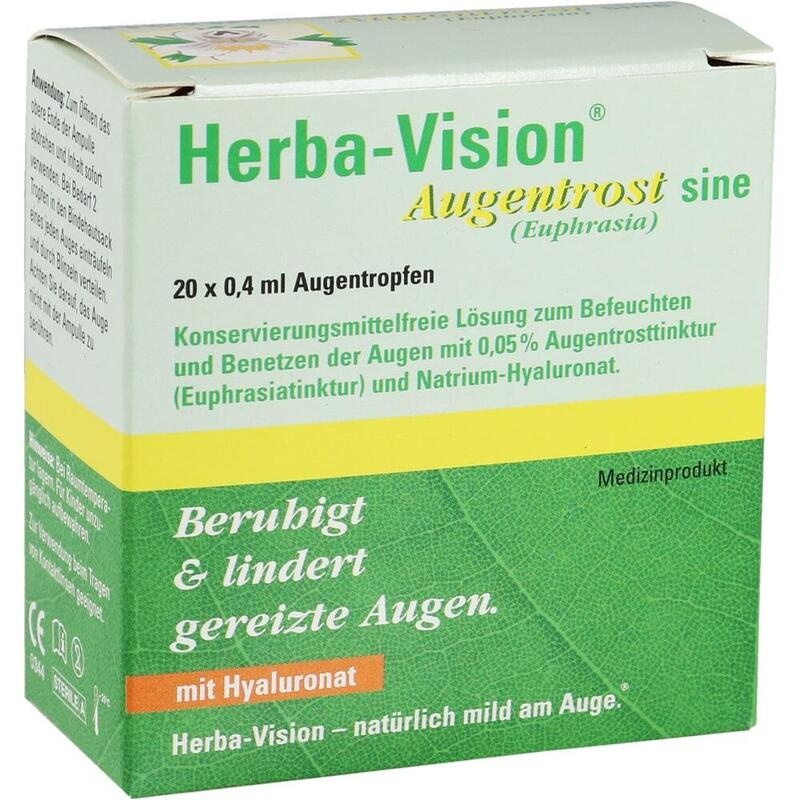 HERBA-VISION Augentrost sine Augentropfen