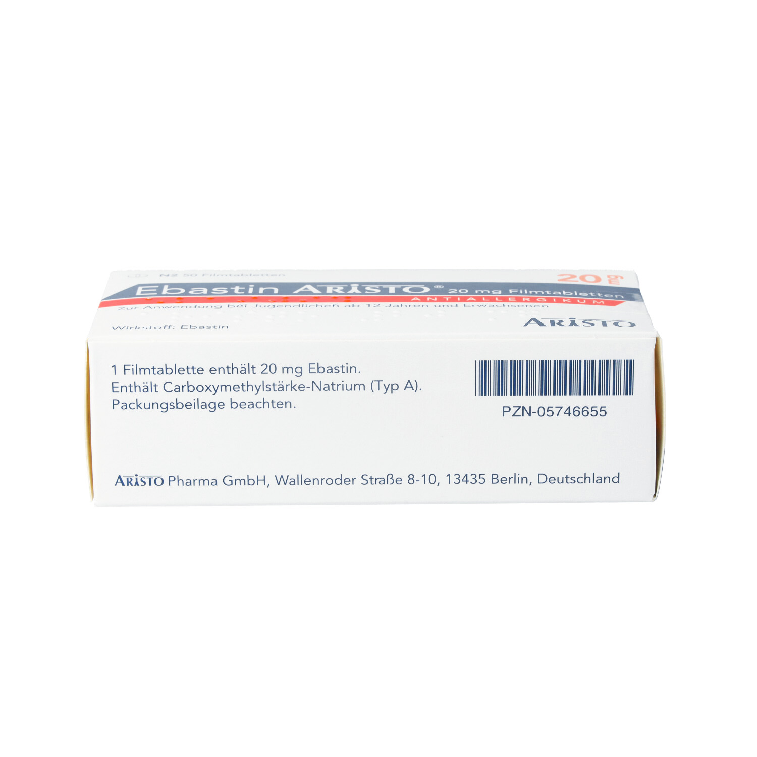 EBASTIN Aristo 20 mg Filmtabletten