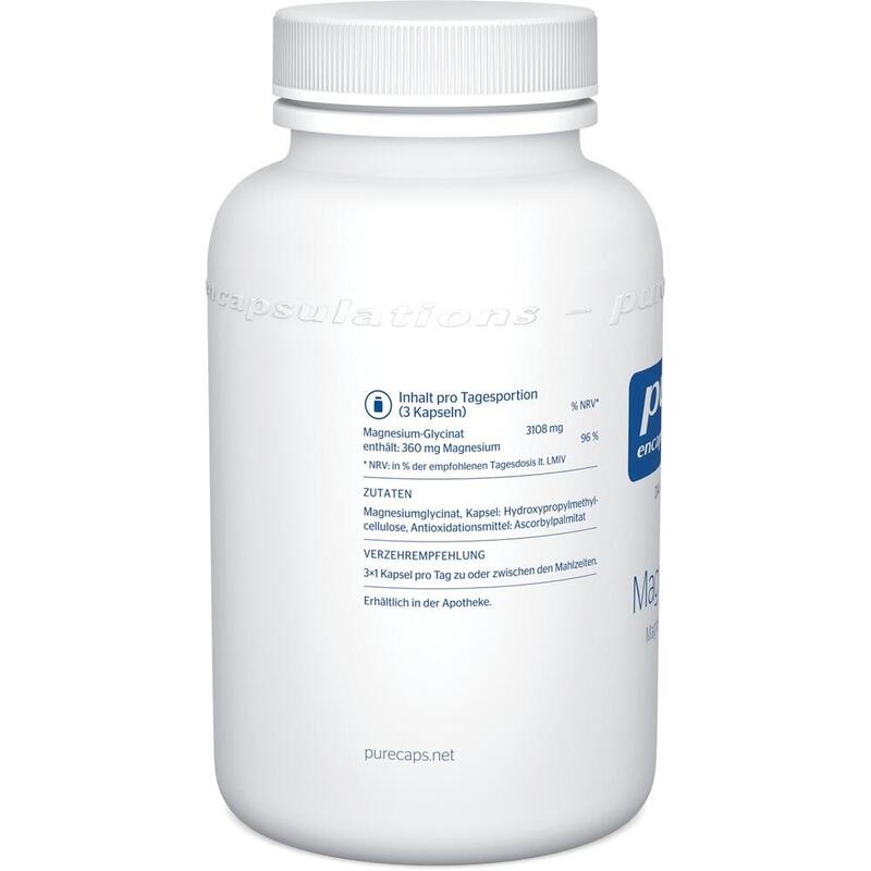 Pure Encapsulations Magnesiumglycinat – Chelat-Magnesium, magenfreundlich