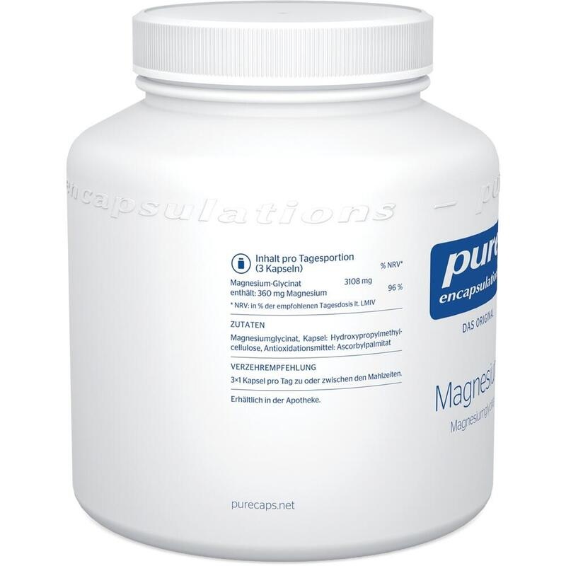 Pure Encapsulations Magnesiumglycinat – Chelat-Magnesium, magenfreundlich