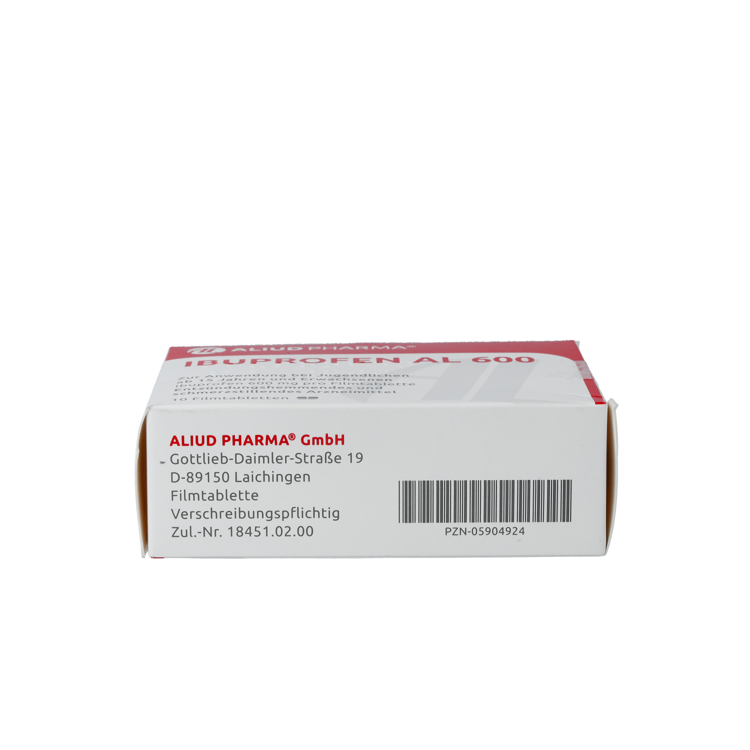 IBUPROFEN AL 600 Filmtabletten