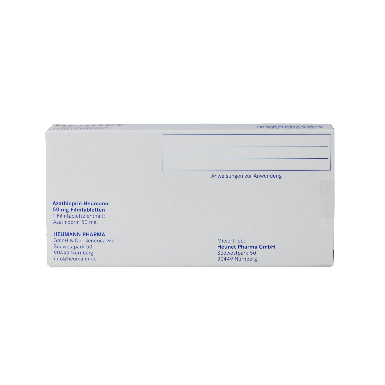 AZATHIOPRIN Heumann 50 mg Filmtabletten Heunet