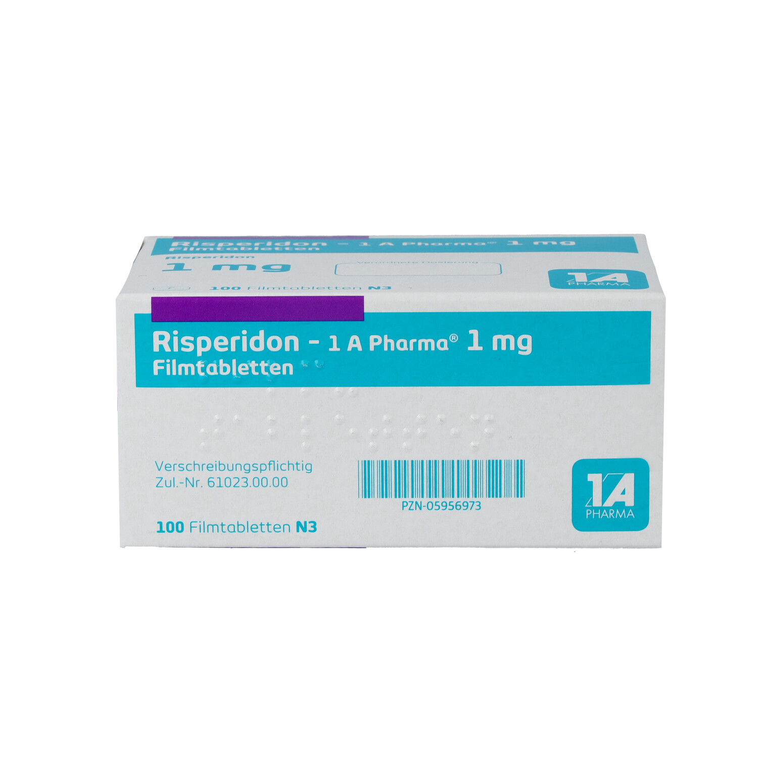 RISPERIDON-1A Pharma 1 mg Filmtabletten