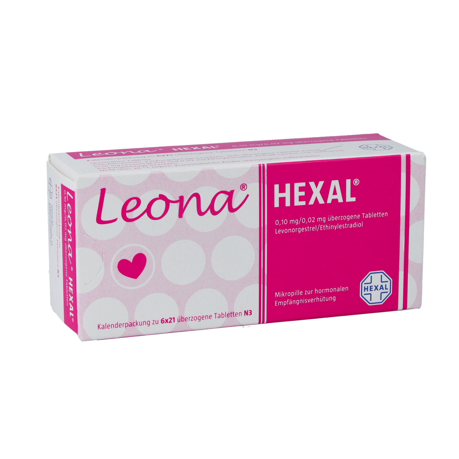 LEONA HEXAL 0,10 mg/0,02 mg überz.Tabl.