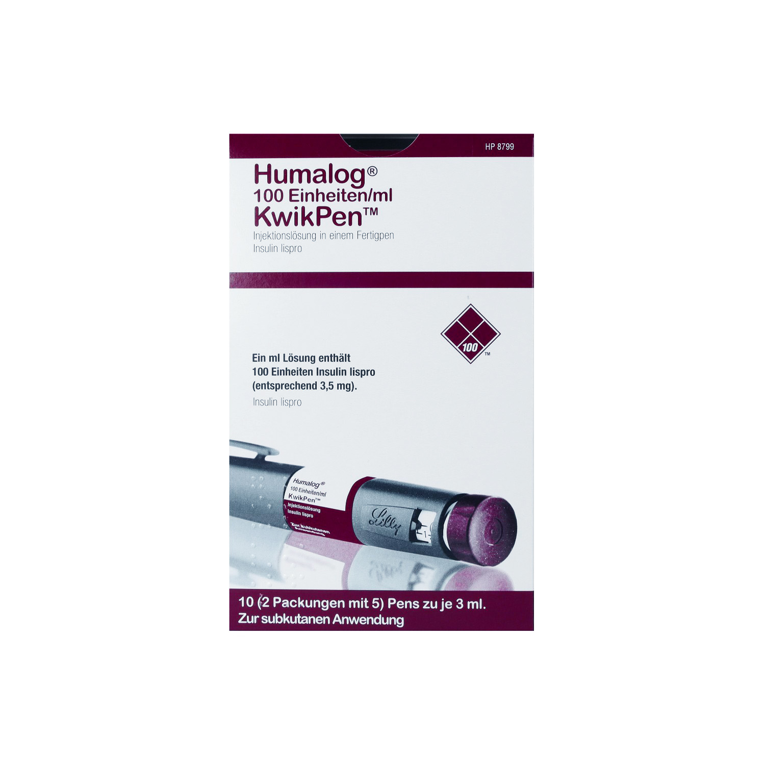 HUMALOG 100 E/ml KwikPen Injektionslösung