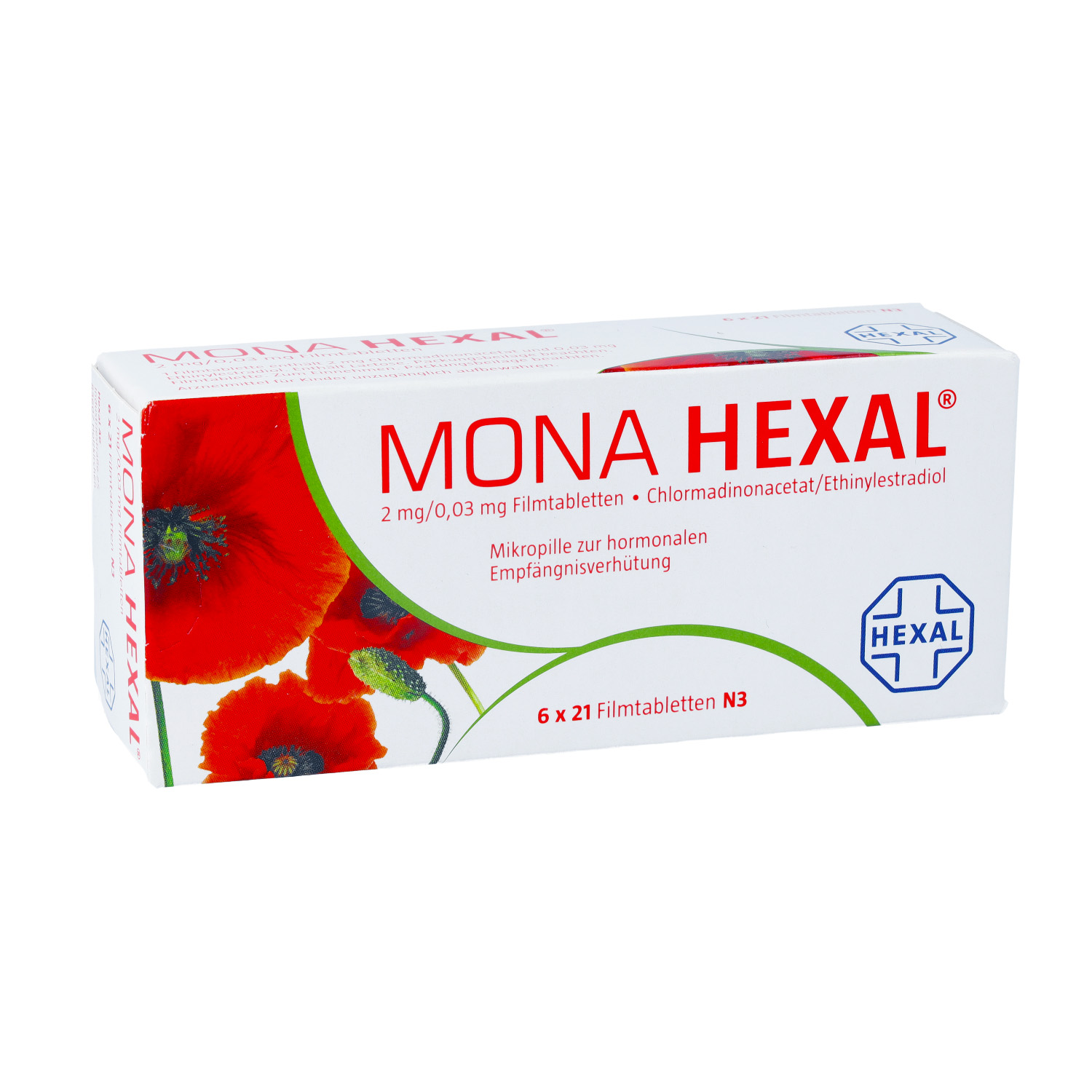 MONA HEXAL 2 mg/0,03 mg Filmtabletten