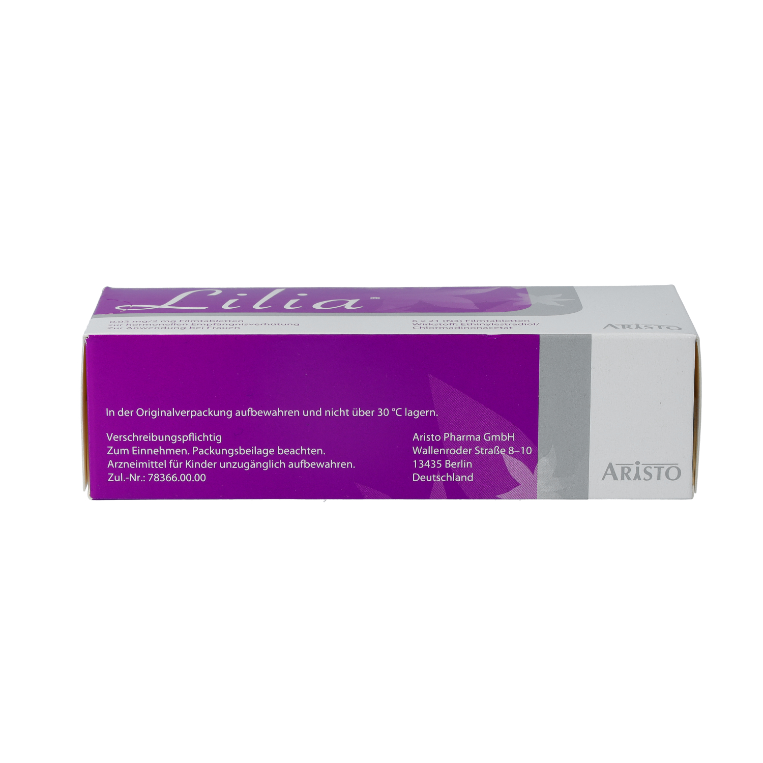 LILIA 0,03 mg/2 mg Filmtabletten