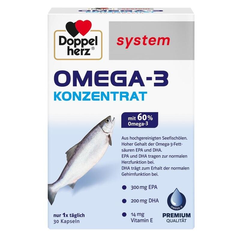 DOPPELHERZ Omega-3 Konzentrat system Kapseln