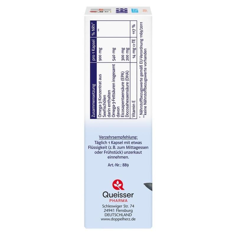 DOPPELHERZ Omega-3 Konzentrat system Kapseln