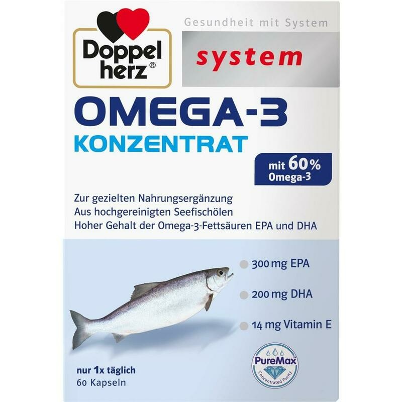 DOPPELHERZ Omega-3 Konzentrat system Kapseln
