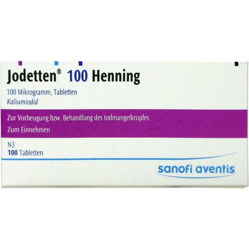 JODETTEN 100 Henning Tabletten