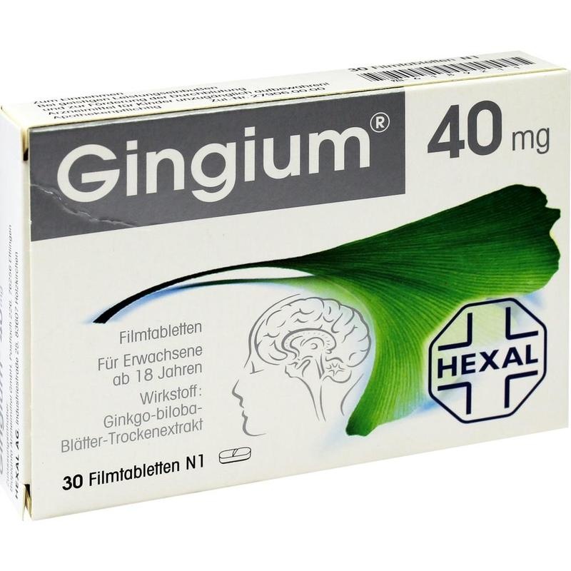 GINGIUM 40 mg Filmtabletten