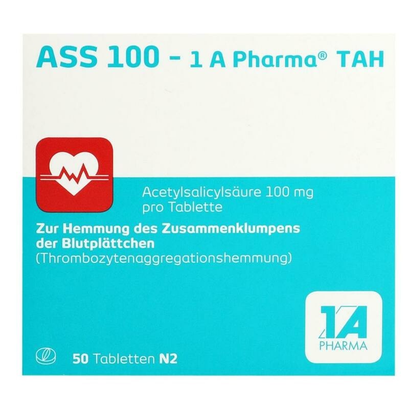 ASS 100-1A Pharma TAH Tabletten