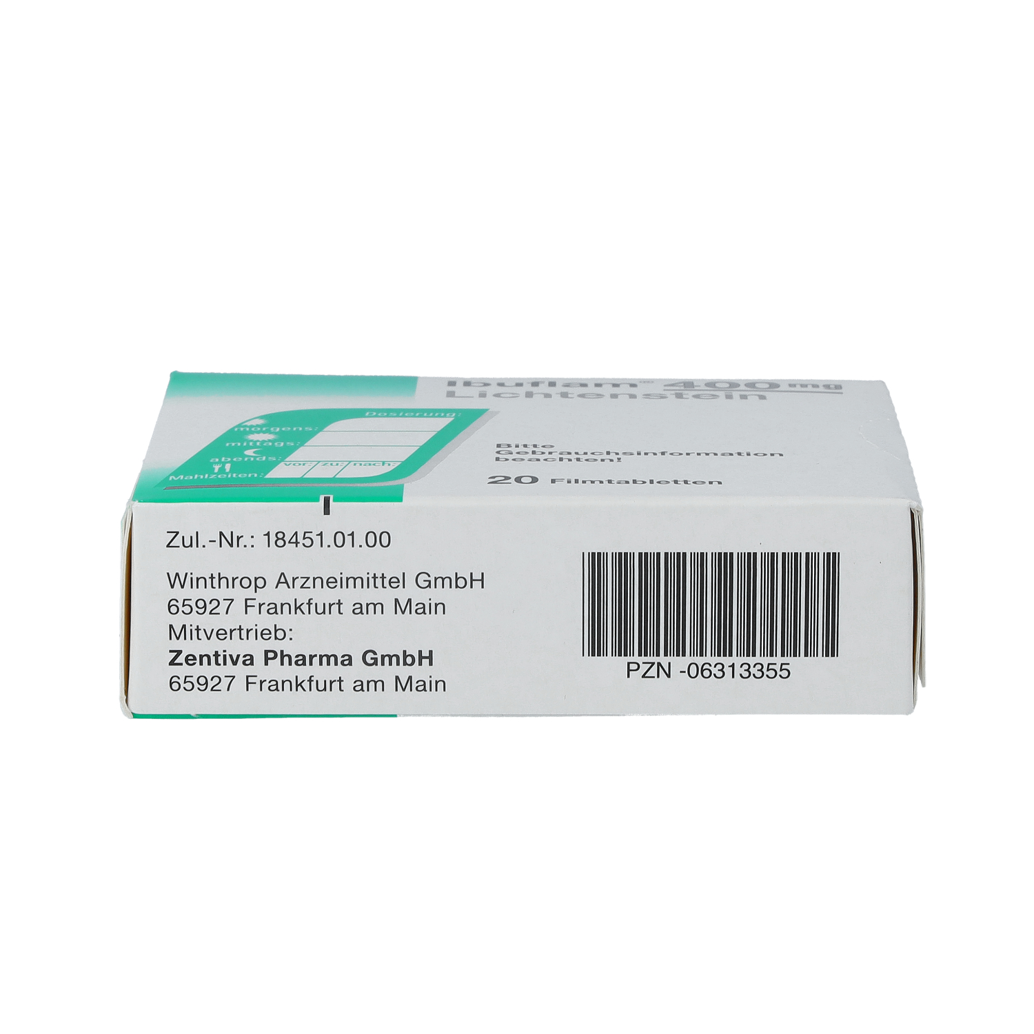 IBUFLAM 400 mg Lichtenstein Filmtabletten